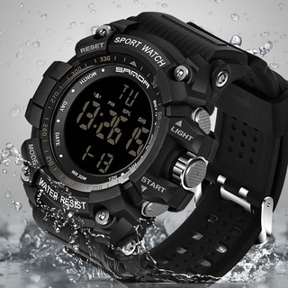 SANDA Brand Mens Fashion Sports Watches Men Digital LED Electronic Waterproof Watch Man Military Clock Relogio Masculin