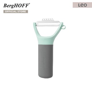 BergHOFF มีดปอกผักผลไม้ Y-Peeler สแตนเลสสตีล  รุ่น Leo ทนทาน 13 ซม. สีฟ้า มือจับสีดำ 3950001