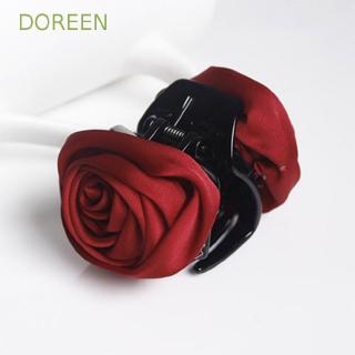 DOREEN Cute New Elegant Chiffon Women Korean Rose Flower