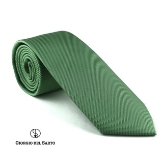 Giorgio Del Sarto Necktie Green with Fabric Texture เนคไทสีเขียวมีเท็กเจอร์