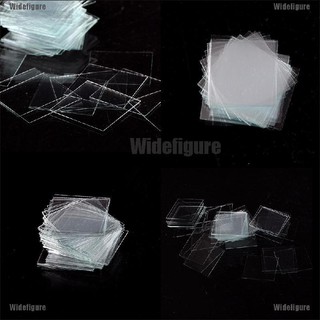 Widefigure 100 ชิ้น Micro Cover Slips 18x18 มม. - Micro Cover