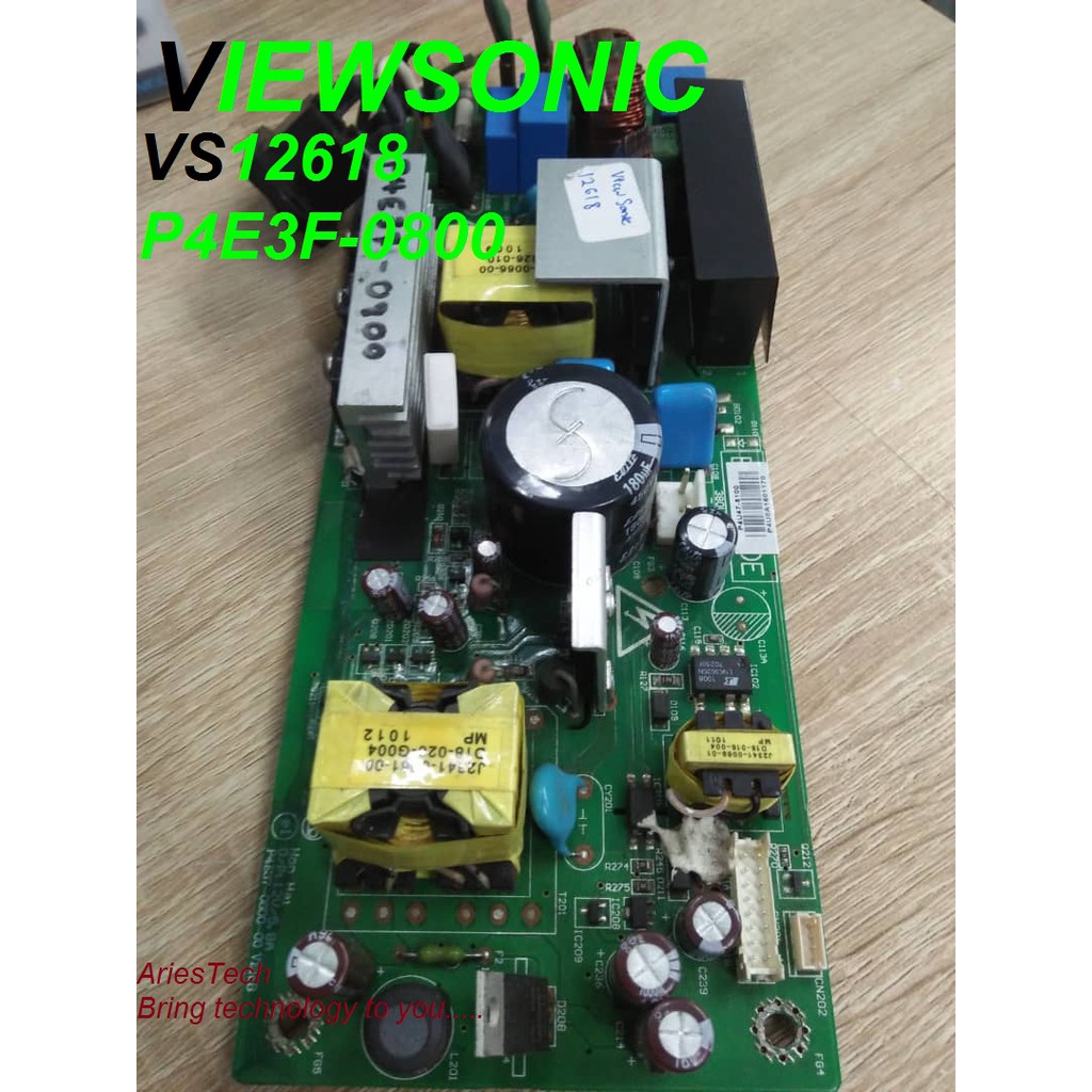พาวเวอร์ซัพพลายโปรเจคเตอร์ ViewSonic VS12618 บอร์ดจ่ายไฟหลัก P4E37-0800 อะไหล่พาวเวอร์ซัพพลาย Dan Ba
