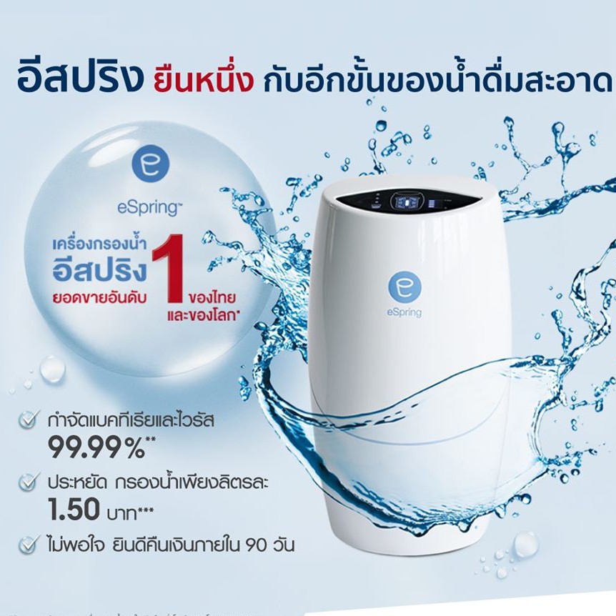 เครื่องกรองน้ำ eSpring Amway Y2011 มือ 2 (ไม่รวมไส้กรอง)