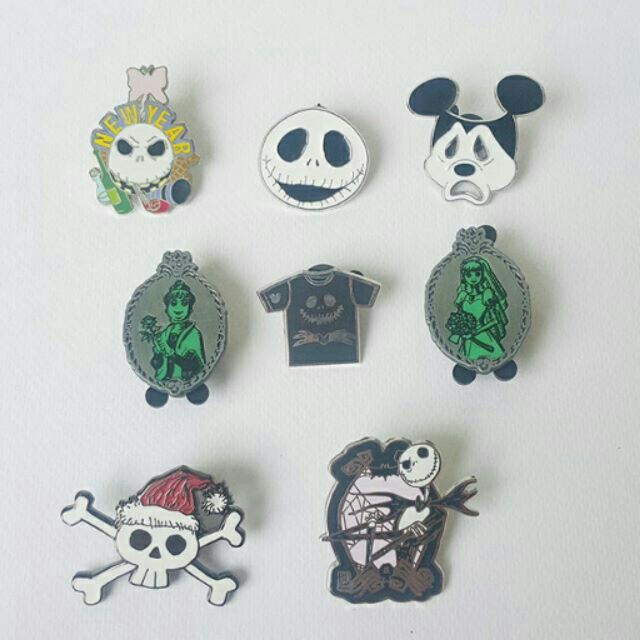 เข็มกลัดดิสนีย์ disney pins nightmare before christmas (ราคาต่อชิ้น)