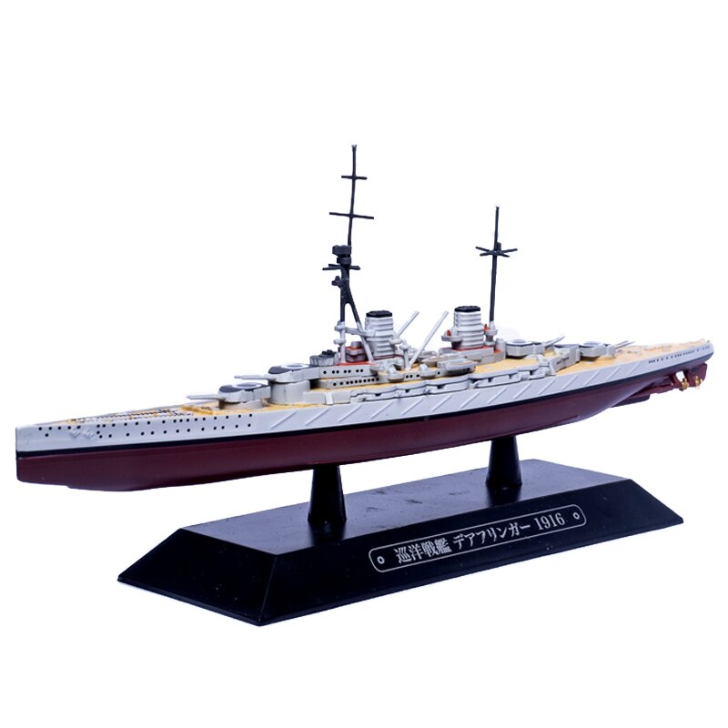 1:1100 Scale World Warshi 1916 German Battlecruiser De Fringer Alloy ...