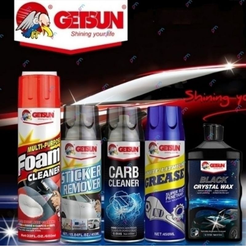 ผลิตภัณฑ์ดูแลรถยนต์ GETSUN Auto Air Cleaner สเปรย์โฟม ล้างแอร์รถยนต์ โฟมล้างแอร์รถยนต์ ลดกลิ่นอับ สร้างกลิ่นหอม