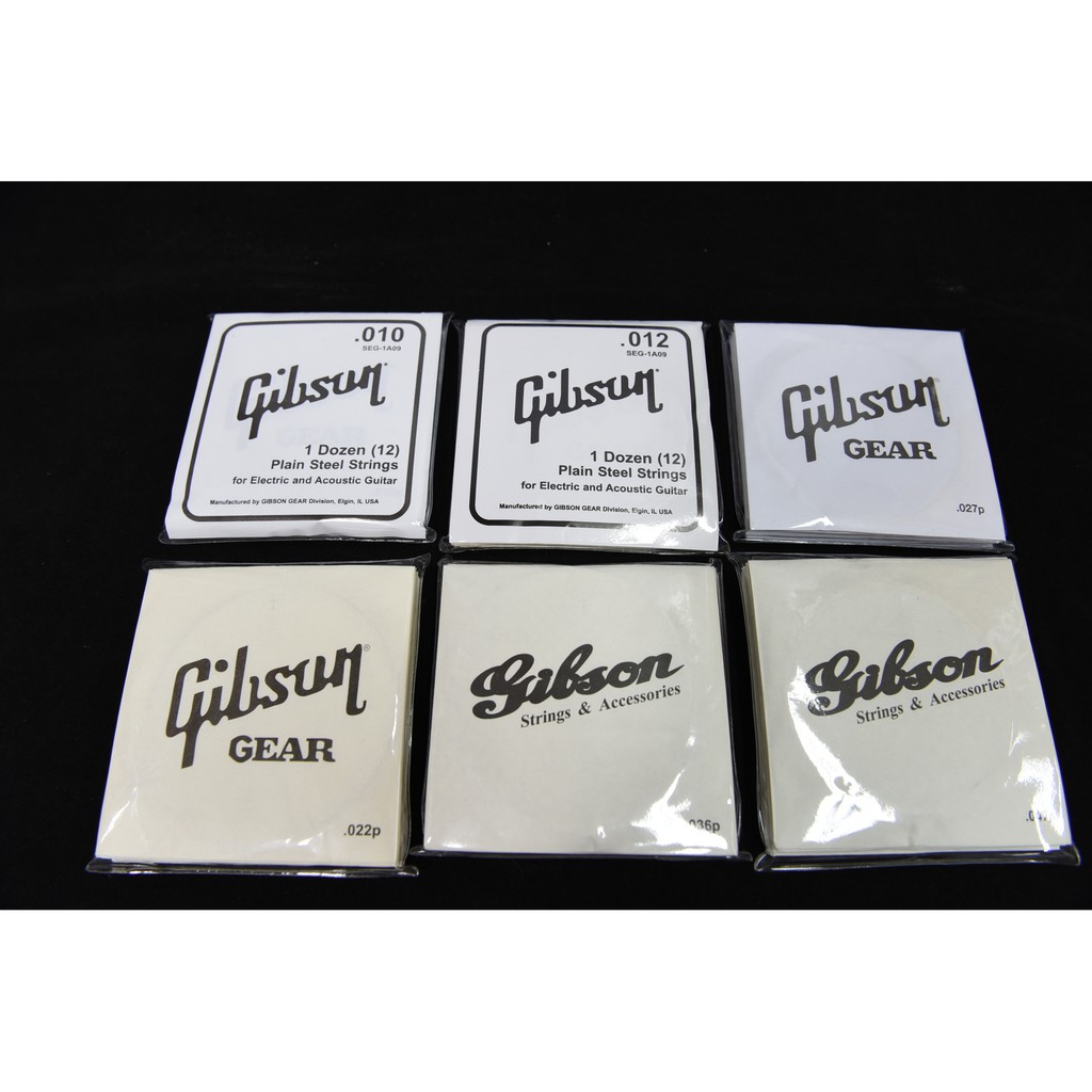 สายกีตาร์ GIBSON โปร่ง/ไฟฟ้า (ราคาต่อเส้น)