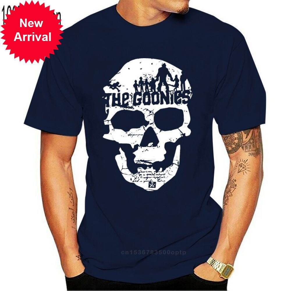 T Shirt Hot Sale Clothes Officially Licensed The Goonies Skull Big Men T-Shirt DESIGNS MEN Top Tee New Arrival L46G