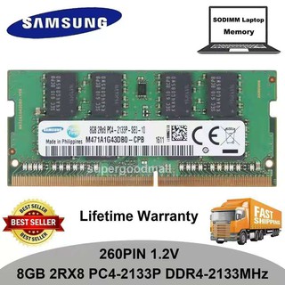 หน่วยความจําสําหรับ Samsung 8Gb 2Rx8 Pc4-2133 P Ddr4-2133 Mhz 1 . 2 V 260 Pin SODIMM Laptop Memory RAM(SODIMMแรมหน่วยความจำแล็ปท็อป)