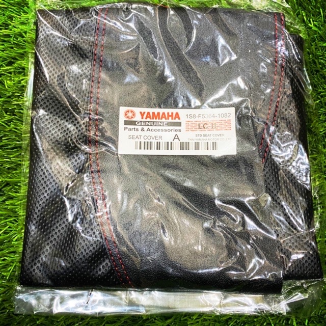 ผ้าคลุมเบาะ Yamaha A-Class LC135 v2/v3/v4/v5/v6 ซับสีแดงและสีขาว