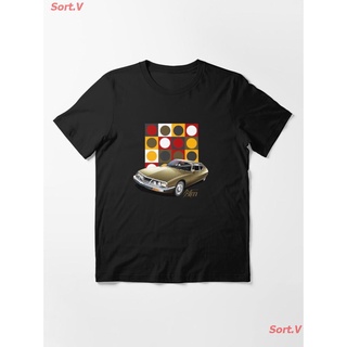 CAR Retro Citroen SM Graphic T-shirt And Mug Design Essential T-Shirt เสื้อยืดพิมพ์ลาย เสื้อยืดโลโก้รถ