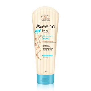 Aveeno Baby Daily Moisture Lotion อาวีโน่ เบบี้ เดลี่ มอยส์เจอร์ โลชั่น บำรุงผิวกาย ขนาด 227 กรัม 17415