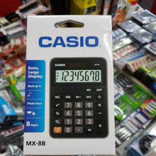 casio mx-8b เครื่องคิดเลขตั้งโต๊ะ 8หลัก ของใหม่ ของแท้