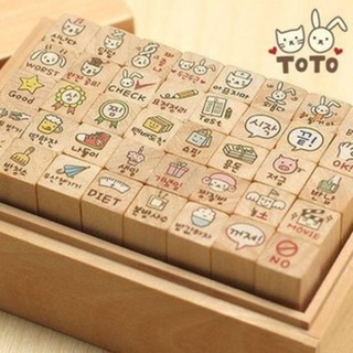 ตัวปั๊ม TOTO stamp set 40 piece