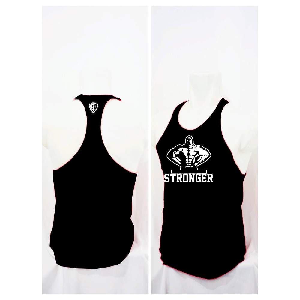 Front Pose Stronger Gym Binaraga Running Fitness Clothes