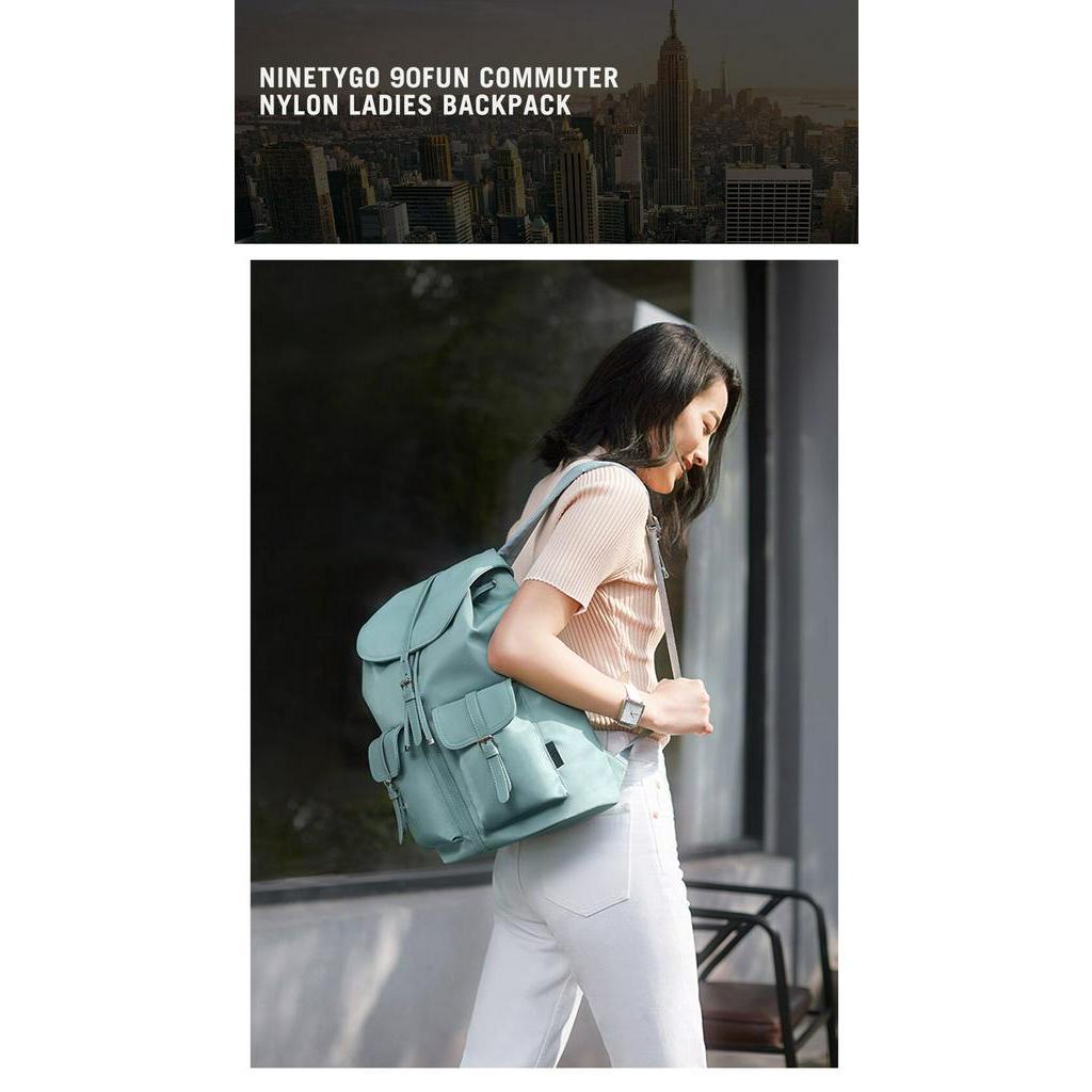 2020 NEW ARRIVAL NINETYGO 90FUN Commuter Nylon Ladies Backpack Women 14 ...