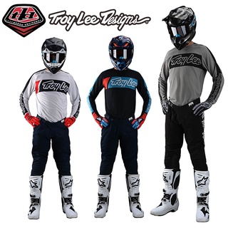 Troy LEE DESIGNS 2022 KTM ชุดเสื้อกีฬาวิบาก TLD Dirt Bike Gear Set Moto Off Road Clothing