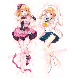 Watagi Michelle Battle Girl High School Dakimakura ปลอกหมอนโซฟา แบบนิ่ม ลายอนิเมะญี่ปุ่น Otaku ขนาด 50x150 ซม. DK2562