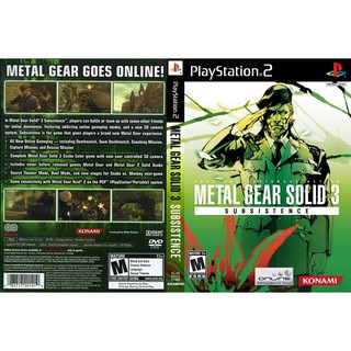 METAL GEAR SOLID 3 SUBSISTENCE [US : DVD5 2 Discs]