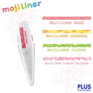 Moji Liner เทปไฮไลท์ลายดอกไม้ 4 แบบ