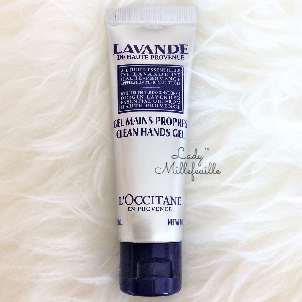 L’Occitane Lavender Clean Hand Gel 30 ml ล็อคซิทาน เจลลิควิดล้างมือแบบแห้งจากดอกลาเวนเดอร์ฝรั่งเศสแท้ 30 มล.