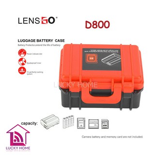 กล่องใส่การ์ด LENSGO D800 MINI BATTERY 2SD CASE