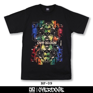 Overdose T-shirt เสื้อยืดคอกลม สีดำ รหัส BF-09(โอเวอโดส)