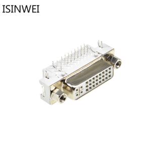 dvi interface dvi 24+5 pin หน้าจอคอมพิวเตอร์ dvi interface 90 องศาปลั๊กซ็อกเก็ต female