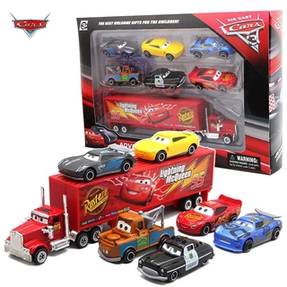 โมเดลรถยนต์ Disney Pixar Cars 2 McQueen โลหะ เหมาะกับของขวัญวันเกิด ของเล่นสําหรับเด็กผู้ชาย