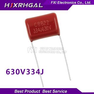 10PCS 630V334J  0.33UF Pitch 15MM 630V 334 330NF CBB Polypropylene film capacitor new