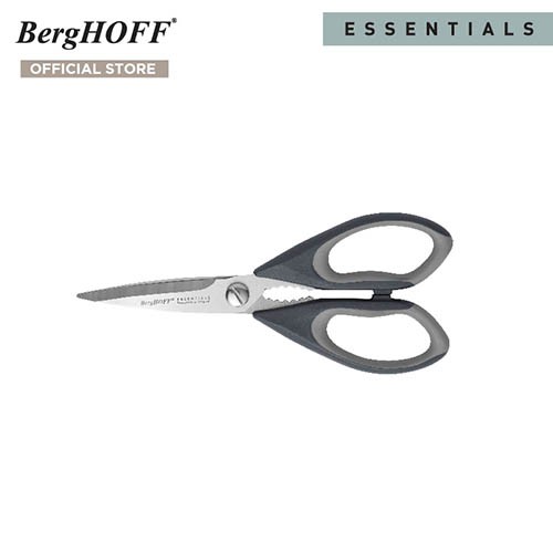 BergHOFF ชุดกรรไกรสแตนเลส 2 ชิ้นรวมปลอกใส่ รุ่น Essential ทนทาน 24 ซม. สีเงิน 1106254