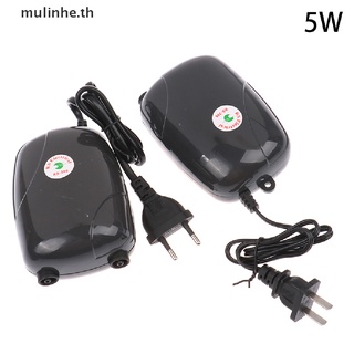 Mulinhe ปั๊มลมตู้ปลา ขนาดเล็ก 220V 3W 5W พร้อมวาล์วเช็คท่อน้ํา อุปกรณ์เสริม สําหรับตู้ปลา