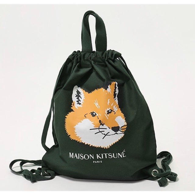 ✨🚀พร้อมส่ง Maison Kitsune Fox Head Tote bag  มือ1 🦊