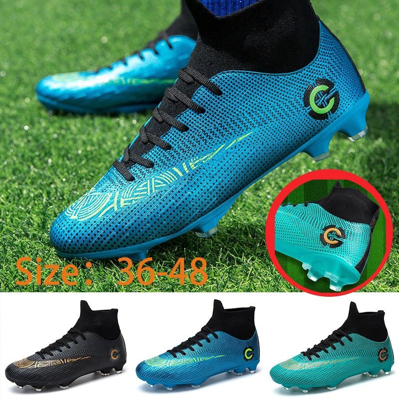ข้อเสนอพิเศษReady Stock Men's Outdoor Football Shoes Soccer Shoes Sport
