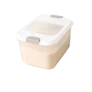 P226 กล่องใส่ข้าวสาร พร้อมถ้วยตวงกล่องใส่ของใช้ในครัวเรือน ถังข้าวสาร สินค้าพร้อมส่งในไทย P226