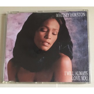 ซีดีซิงเกิ้ล ลิขสิทธิ์ มือ 2...399 บาท “Whitney Houston” ซิงเกิ้ล "I Will Always Love You”(เวอร์ชั่น UK)Made in England