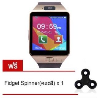 Wear Rish smile C นาฬิกาโทรศัพท์ Smart Watch รุ่น A9 Phone Watch (Gold) ฟรี Fidget Spinner (คละสี)