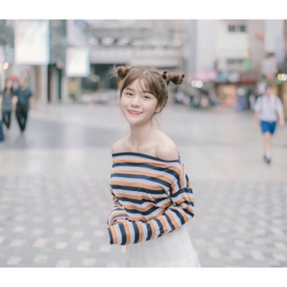 ปาดไหล่ผ้ายืด นำเข้า