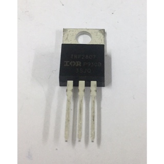 1ชิ้น IRF2807 Power MOSFET 75V 82A TO-220 ใหม่แท้คุณภาพดี สินค้ามีพร้อมส่ง