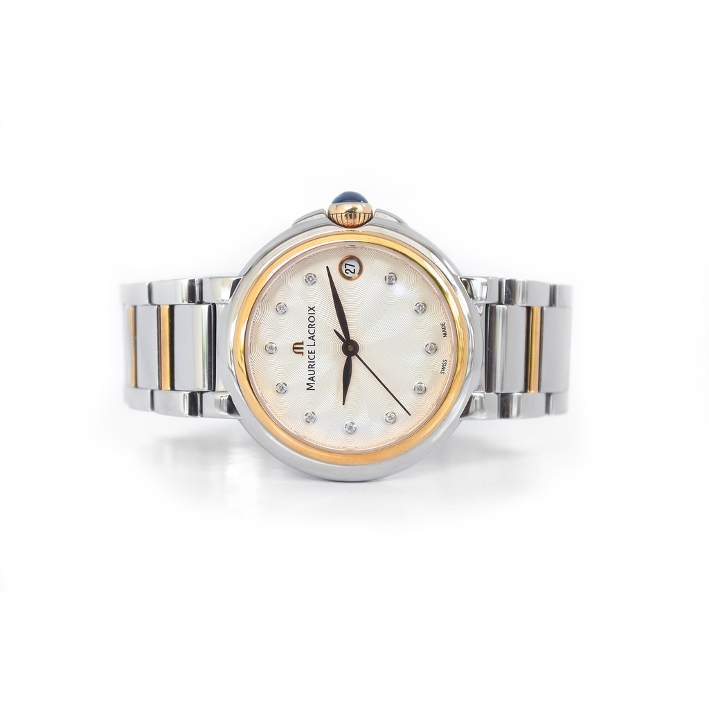 Maurice Lacroix Fiaba Date Diamond 2tone Boy Size Quartz