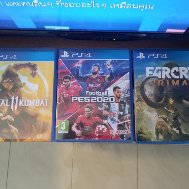 Ps4 แผ่นเกมส์3แผ่น ขายเหมา1,300บาท