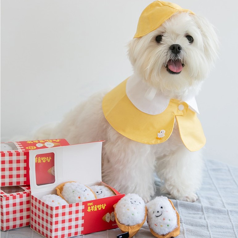 [Bite Me] ของเล่นสุนัข_ตุ๊กตายูบู โชว์บัม Toy_yuboo chobap (Korean Style Inari Sushi)