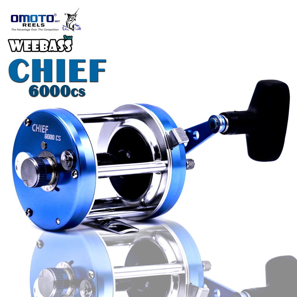OMOTO REEL - CHIEF 6000CS/6001CS(สีน้ำเงิน)