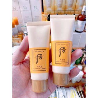 🌈 THE HISTORY OF WHOO Gongjinhyang Facial Foam Cleanser/ Cream Cleanser