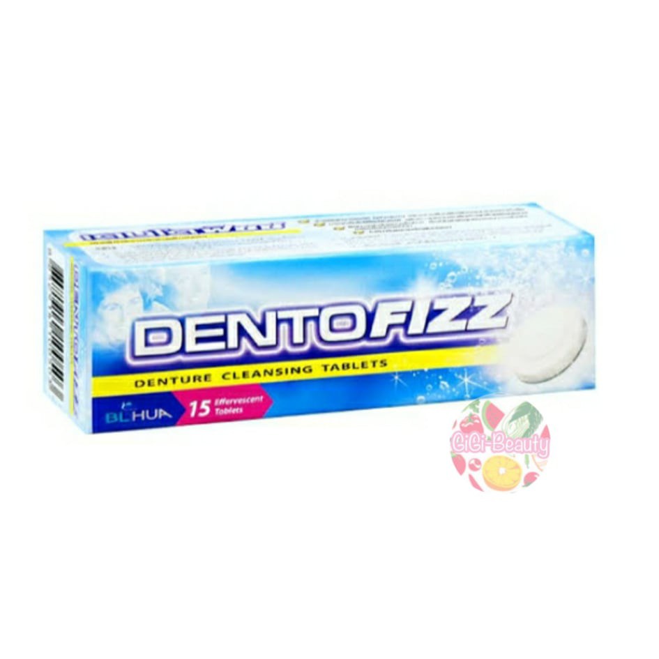 Dentofizz เด็นโตฟิซซ์ เม็ดฟู่ทำความสะอาดฟันปลอม 15 เม็ด