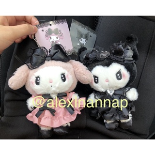 พวงกุญแจ ตุ๊กตา ซานริโอ้ คุโรมิ มายเมโลดี้ sanrio kuromi my melody midnight รุ่น limited ของใหม่