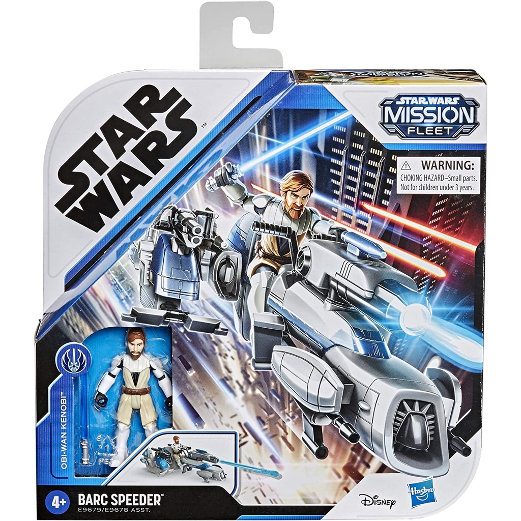 Star Wars Mission Fleet Barc Speeder & Obi-Wan Kenobi สตาร์วอร์ส มิชชั่น ฟลีท บาร์ค สปีดเดอร์ & โอบิ