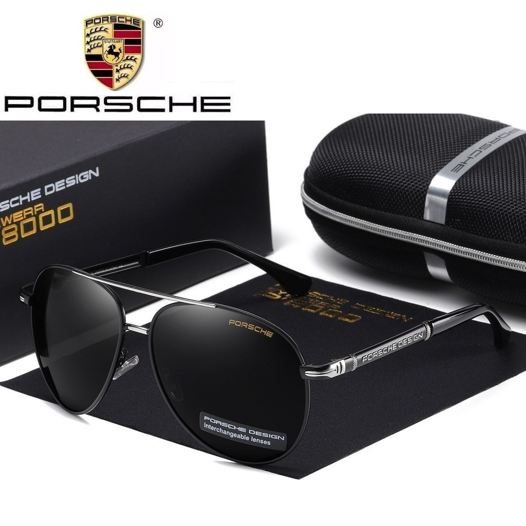 จัดส่งที่รวดเร็ว Porsche ! แว่นตากันแดด เลนส์โฟโตโครมิก สําหรับผู้ชาย เหมาะกับการขับขี่ พร้อมส่ง