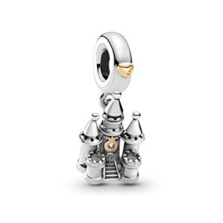 (พร้อมส่ง)*New*Pandora Two-tone Castle Dangle Charm