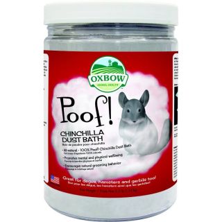 Oxbow Poof Chinchilla Dust Bath ทรายอาบน้ำสำหรับชินชิล่า ขนาด 1.13kg.